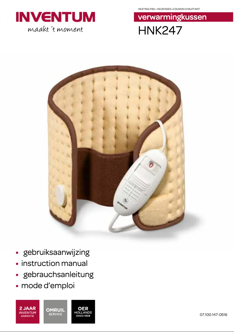 Imagen de la primera página del manual del dispositivo HNK247