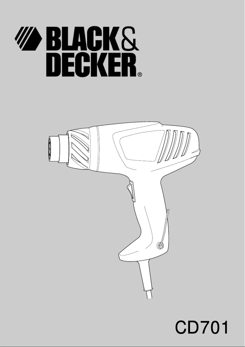 Imagen de la primera página del manual del dispositivo CD701