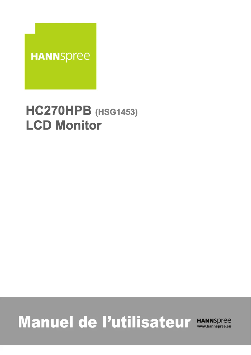 Página nº 1 - Etiqueta energética Hannspree HS 272 PDB