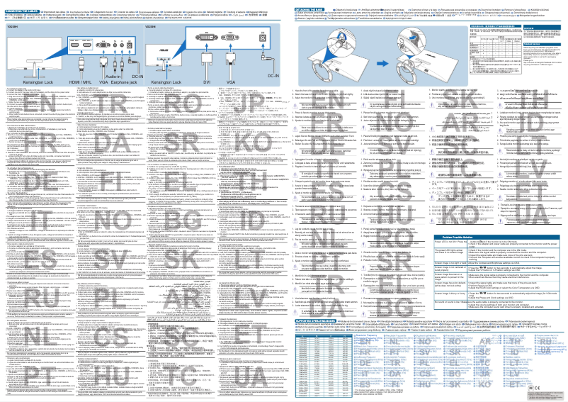 Imagen de la primera página del manual del dispositivo VX239N
