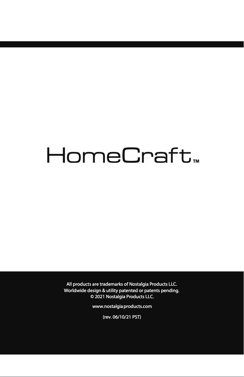 Imagen de la primera página del manual del dispositivo HMCRCT135WH