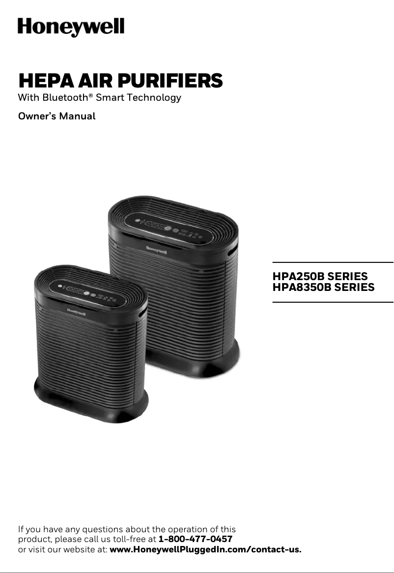 Imagen de la primera página del manual del dispositivo HPA250B