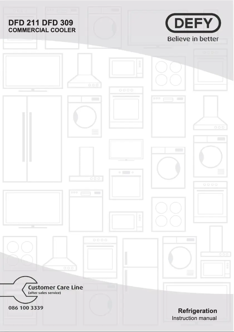 Imagen de la primera página del manual del dispositivo DFD309