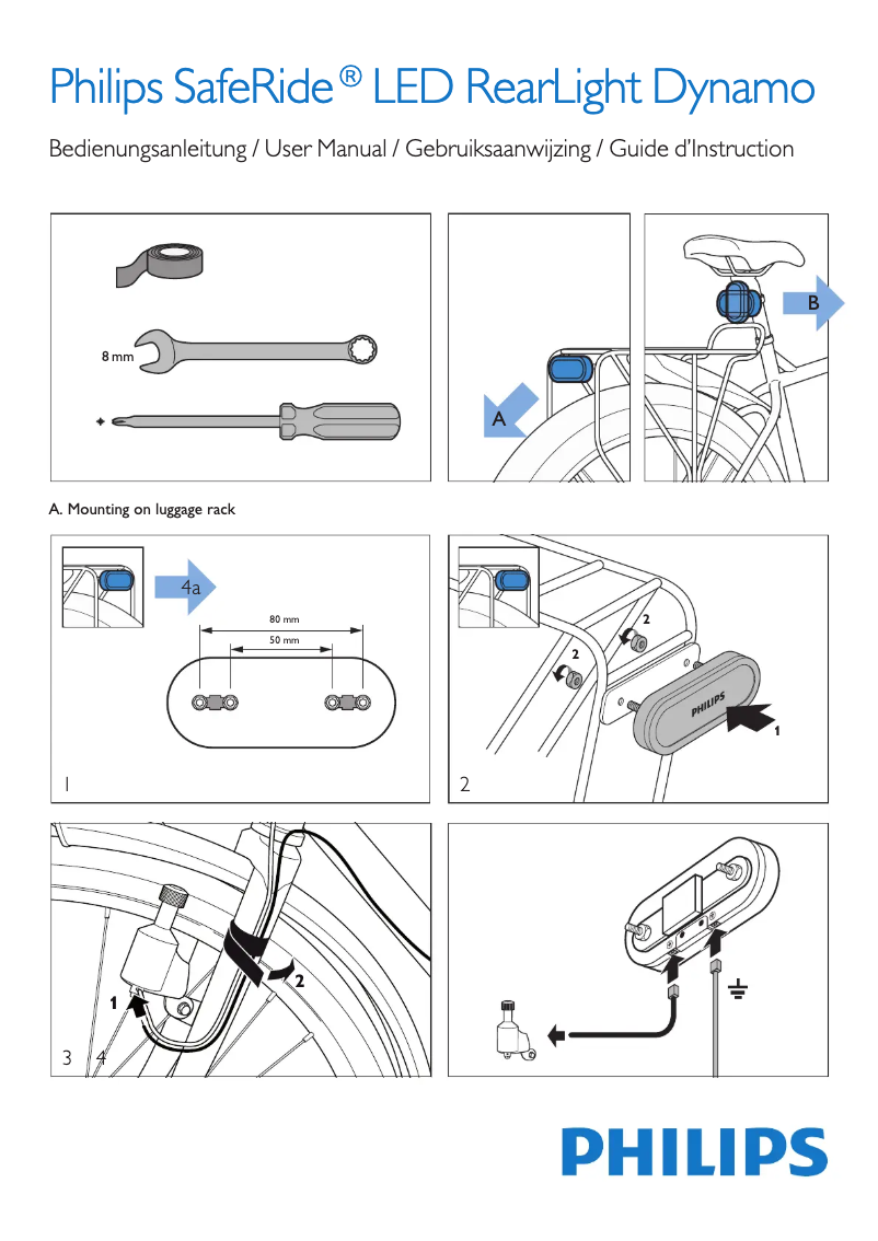 Página 1 del manual Manual de usuario Philips SafeRide LumiRing