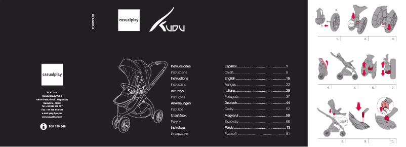 Página 1 del manual Manual de usuario Casualplay Kudu