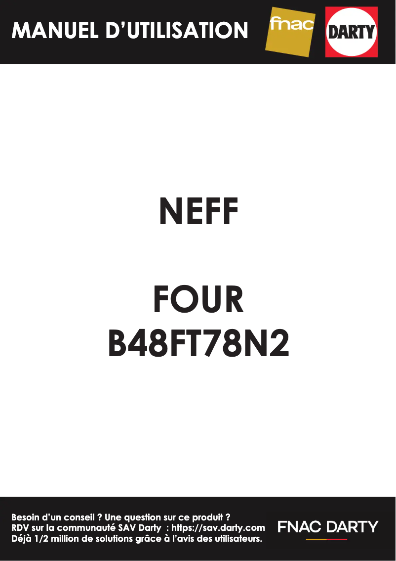 Página 1 del manual Manual de usuario Neff B48FT78N2