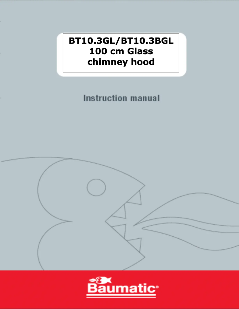 Página 1 del manual Manual de usuario Baumatic BT10.3GL