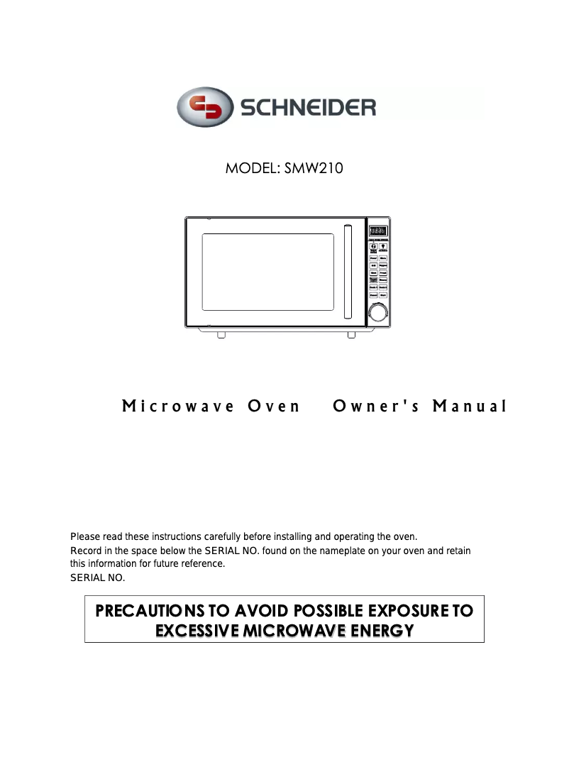 Página 1 del manual Manual de usuario Schneider SMW 210