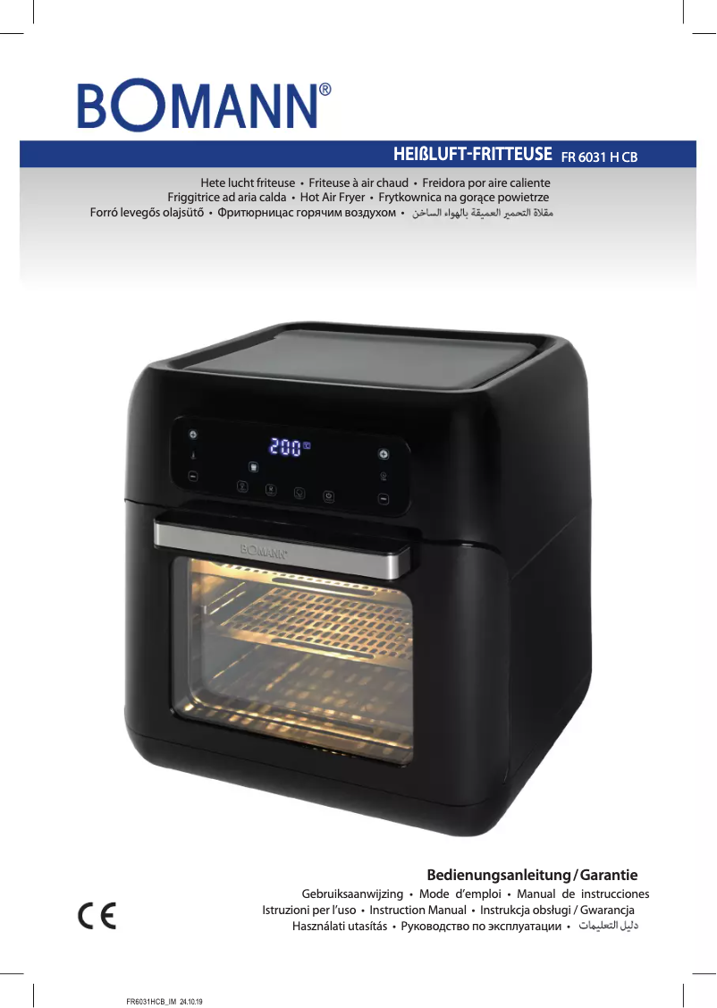 Página 1 del manual Manual de usuario Bomann FR 6031 H CB