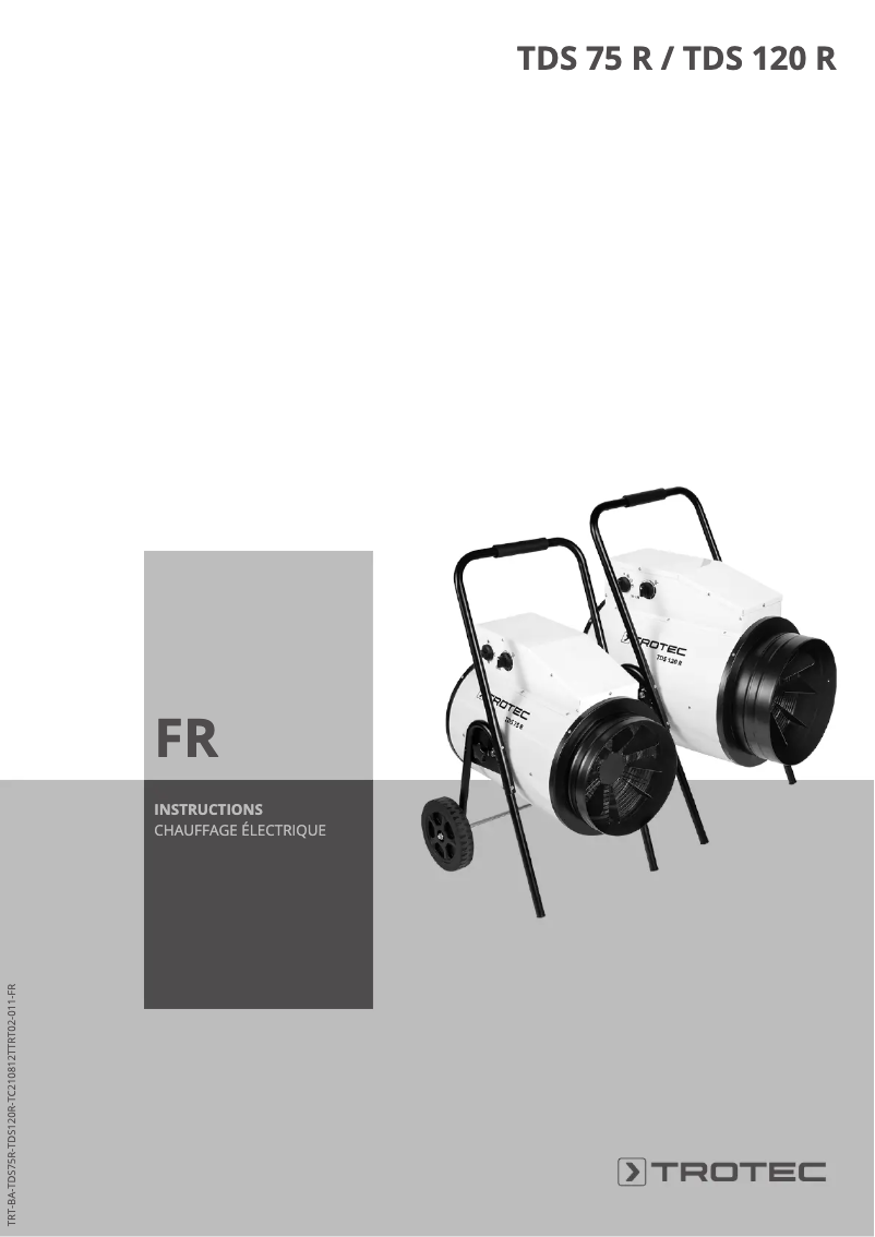 Página 1 del manual Manual de usuario Trotec TDS 75 R