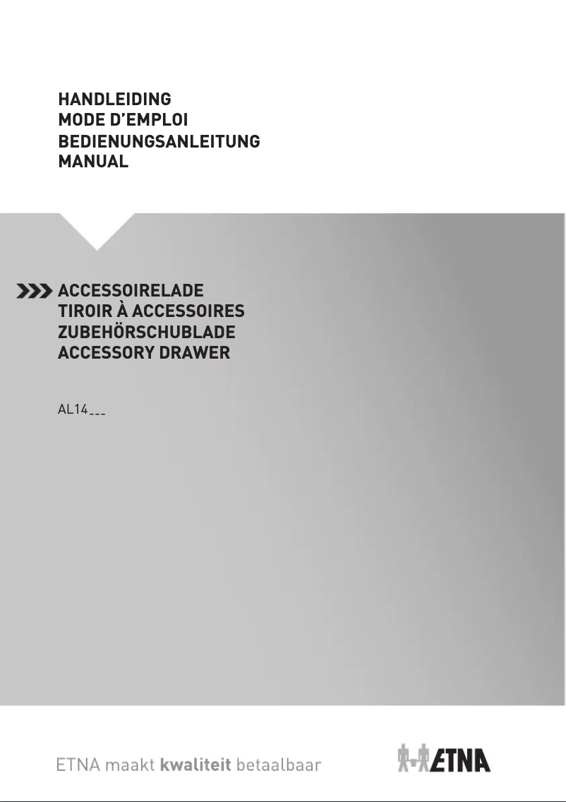 Imagen de la primera página del manual del dispositivo AL14