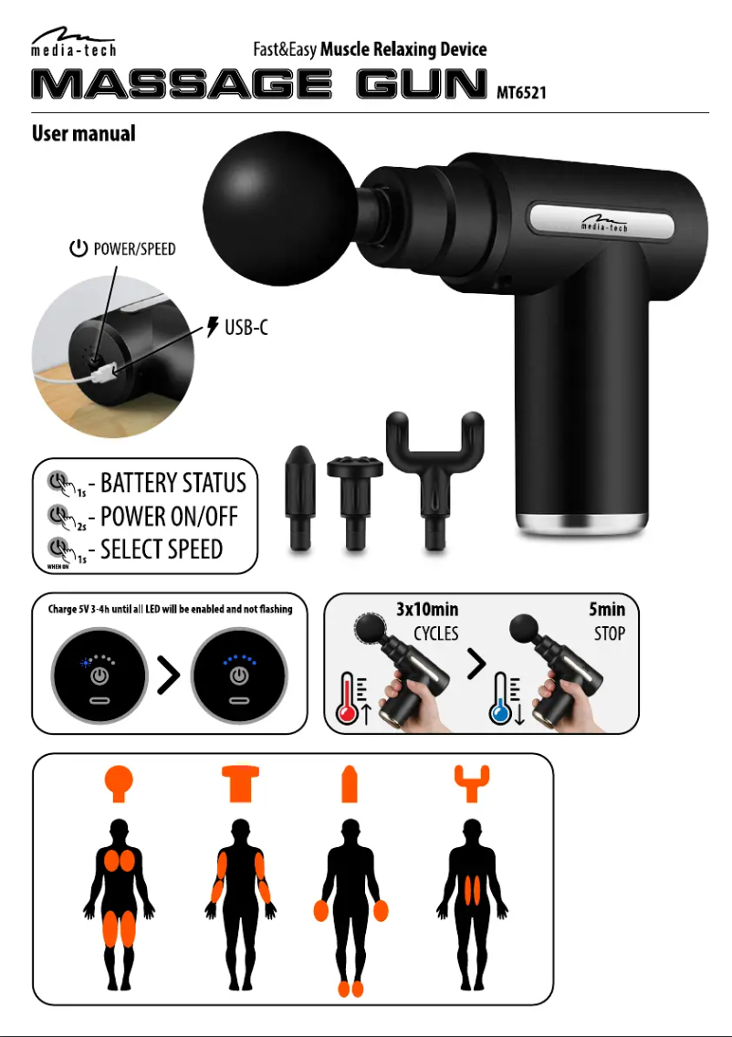 Página 1 del manual Manual de usuario Media-Tech MT6521