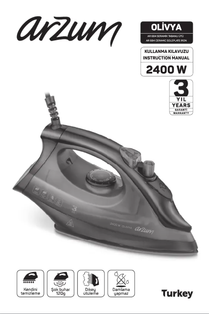 Página 1 del manual Manual de usuario Arzum Oliviya AR684