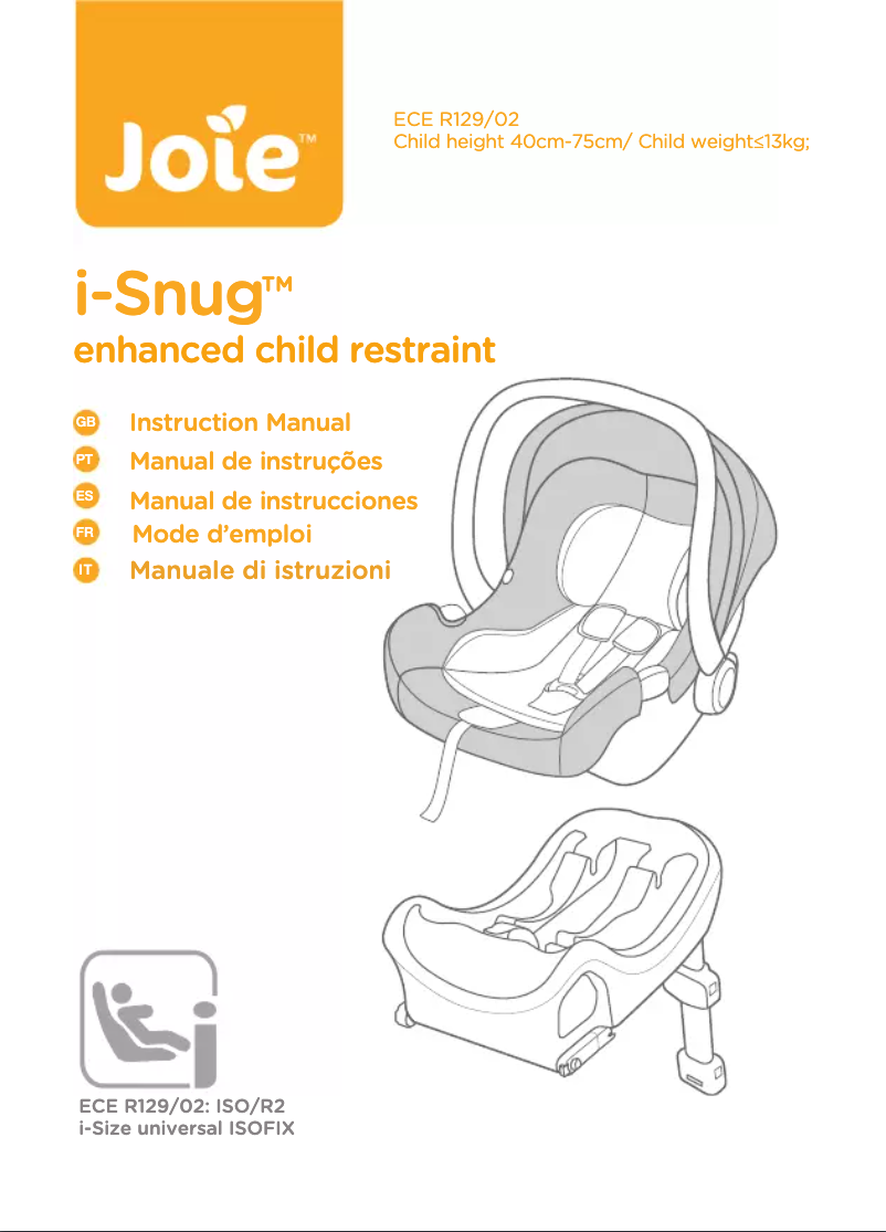 Imagen de la primera página del manual del dispositivo i-Snug