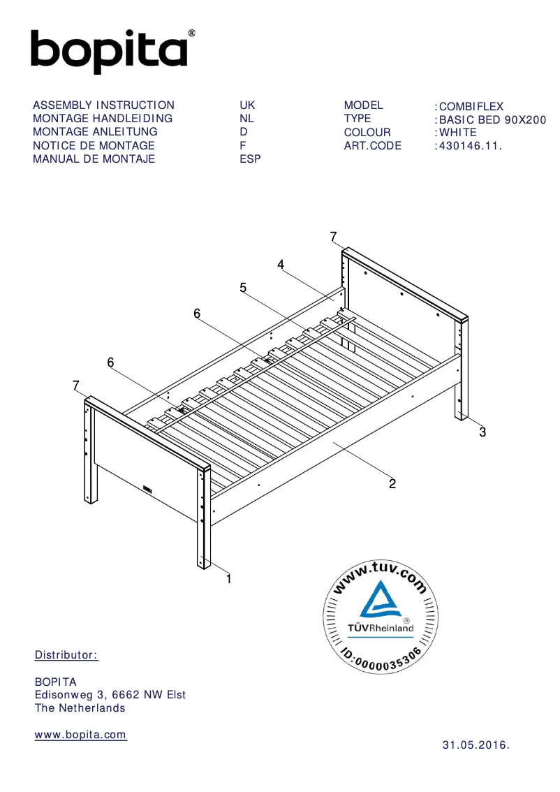 Página 1 del manual Manual de usuario Bopita Combiflex