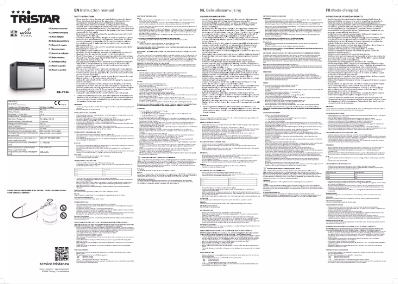 Imagen de la primera página del manual del dispositivo KB-7146
