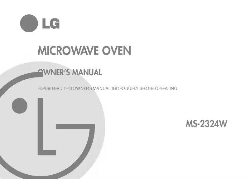 Página 1 del manual Manual de usuario LG MS-2324W