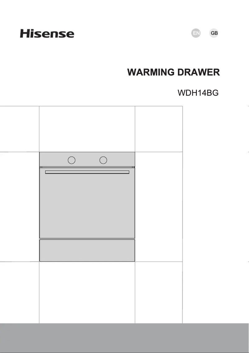 Imagen de la primera página del manual del dispositivo WDH14BG
