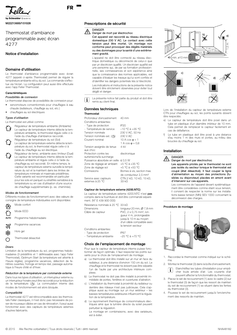 Página 1 del manual Manual de usuario Feller 4277.FMI.61