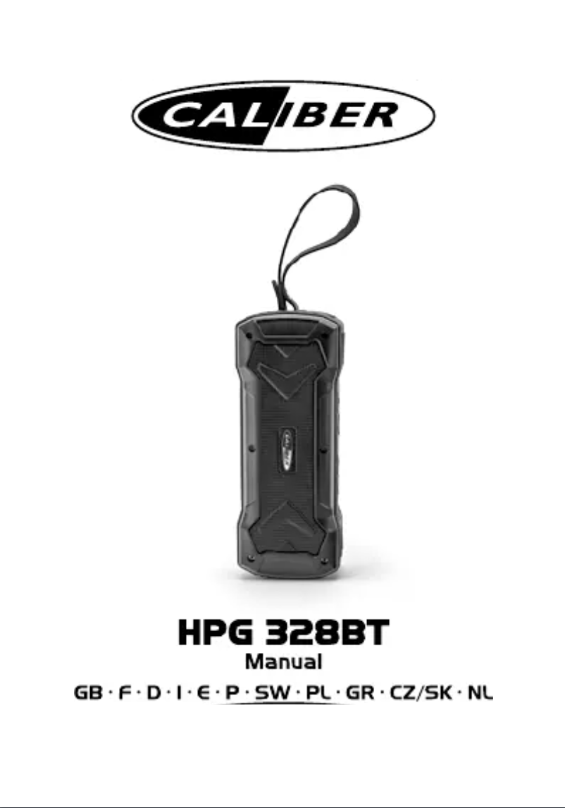 Imagen de la primera página del manual del dispositivo HPG328BT