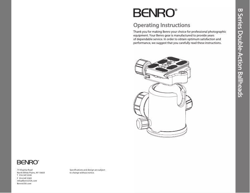 Imagen de la primera página del manual del dispositivo B1