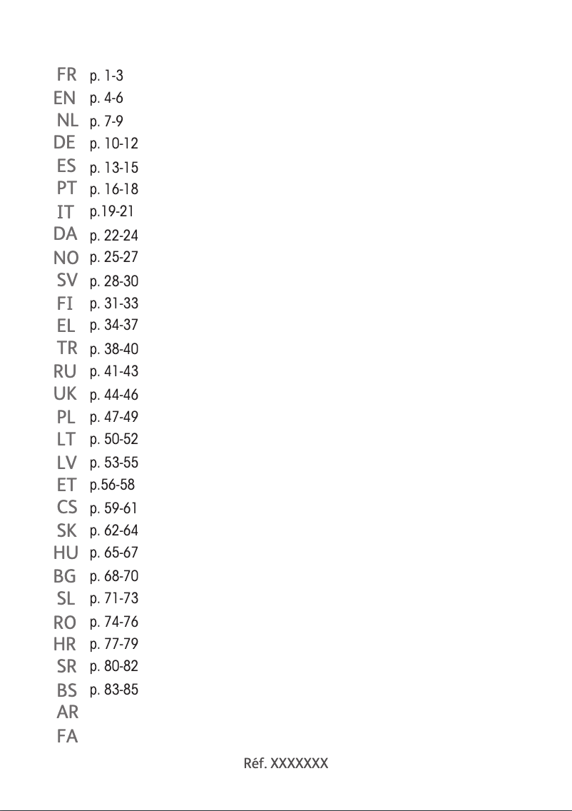 Imagen de la primera página del manual del dispositivo Vita Compact FP4101