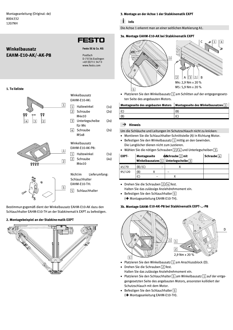 Imagen de la primera página del manual del dispositivo EAHM-E10-AK
