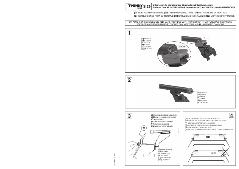 Imagen de la primera página del manual del dispositivo S 29