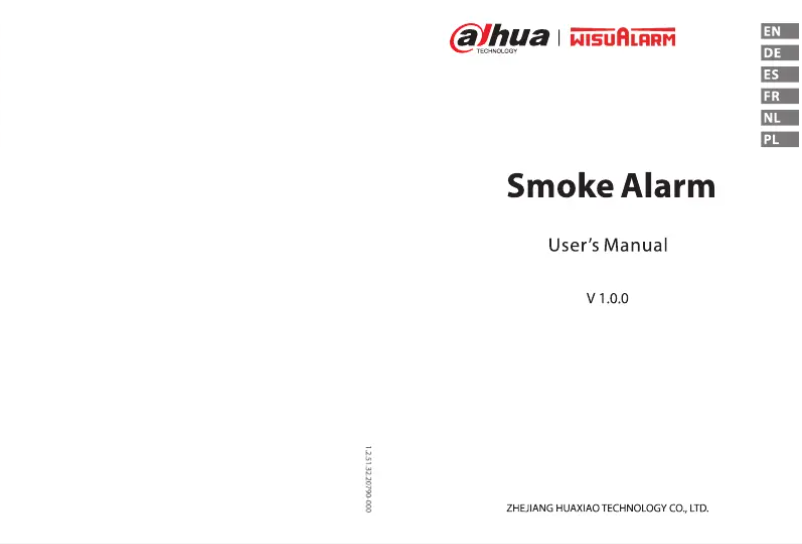 Imagen de la primera página del manual del dispositivo HY-SA30A