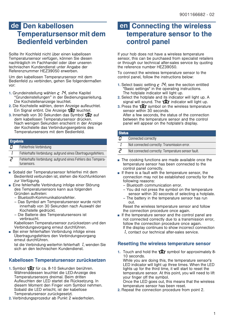 Página nº 1 - Manual de usuario Bosch PXY895DE3E