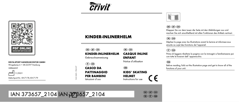 Página nº 1 - Manual de usuario Crivit IAN 373657