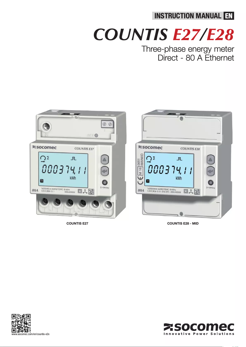 Imagen de la primera página del manual del dispositivo Countis E27