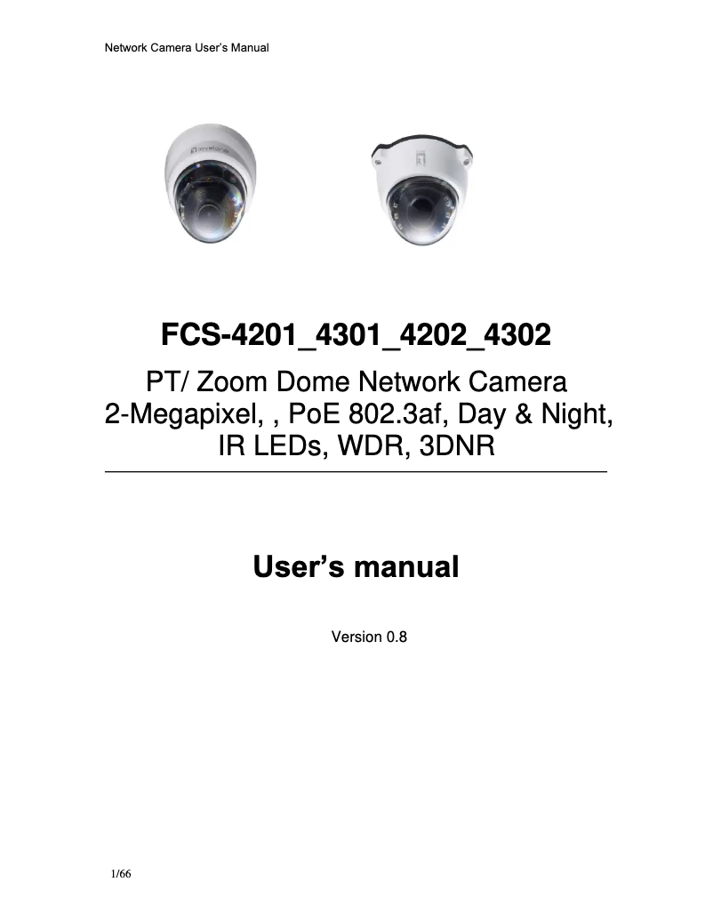 Página nº 1 - Manual de usuario LevelOne FCS-4201