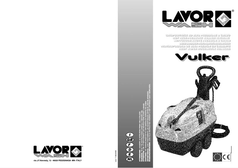 Imagen de la primera página del manual del dispositivo Vulker