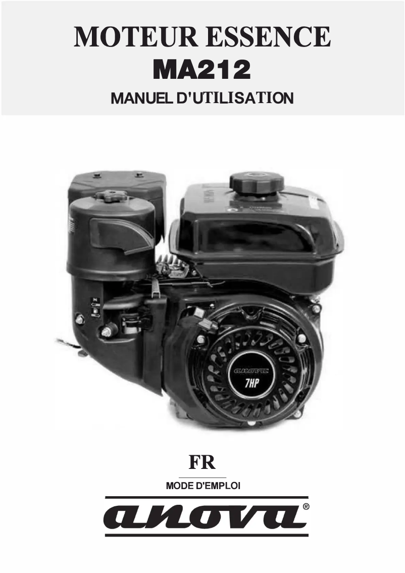 Página 1 del manual Manual de usuario Anova MA212