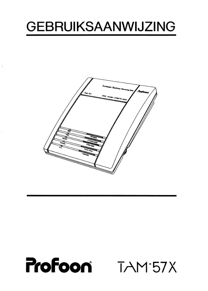 Imagen de la primera página del manual del dispositivo TAM-57X