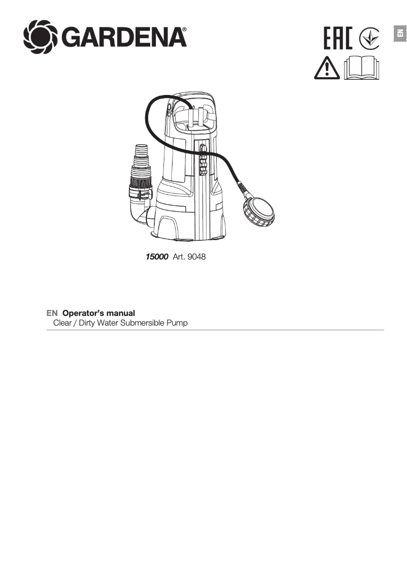 Imagen de la primera página del manual del dispositivo 15000