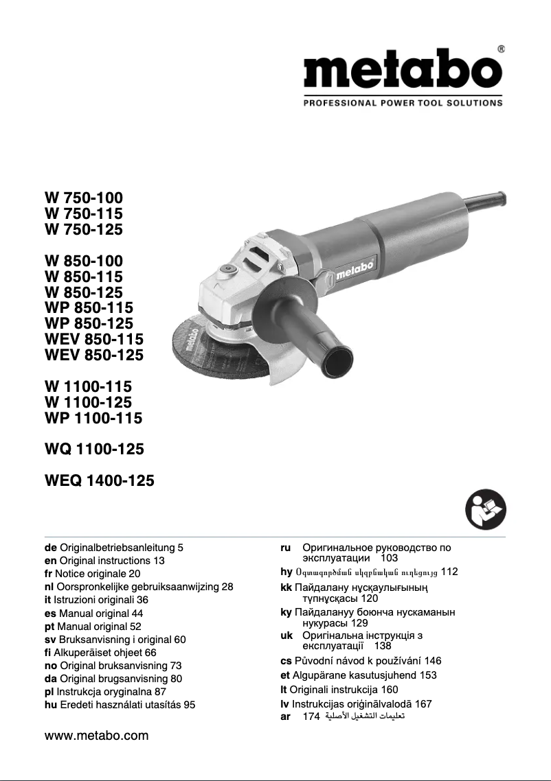 Imagen de la primera página del manual del dispositivo W 850-115