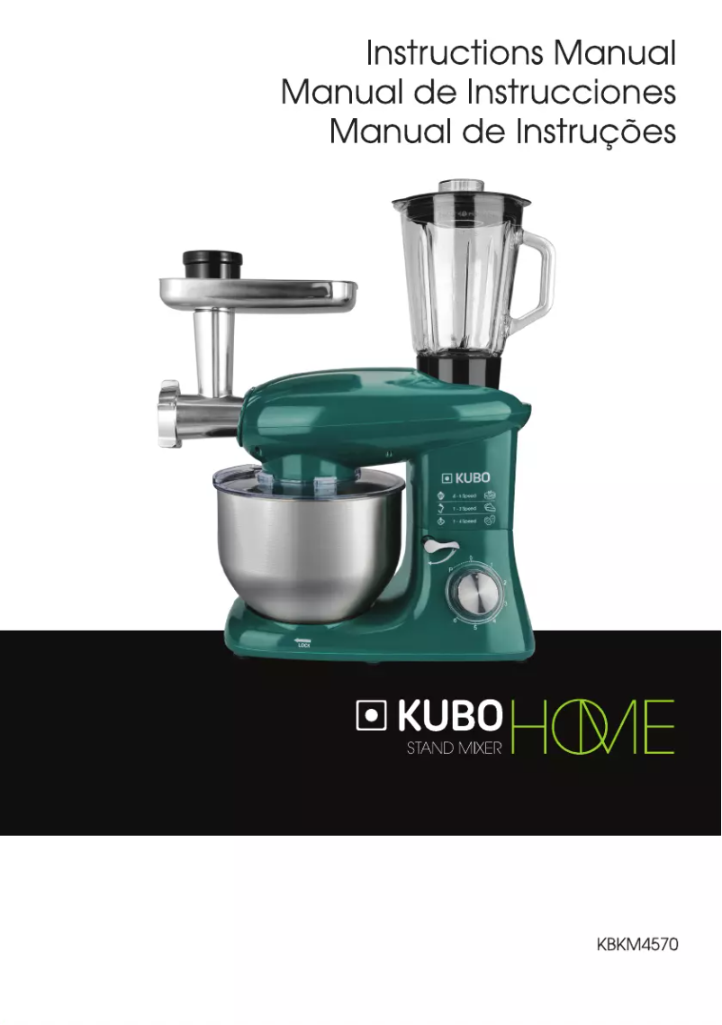 Página 1 del manual Manual de usuario Kubo KBKM4570