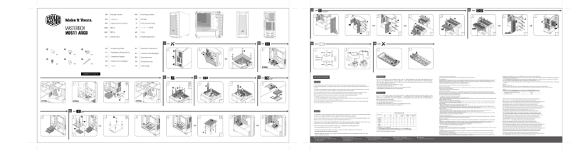 Página 1 del manual Manual de usuario Cooler Master MasterBox MB511 ARGB