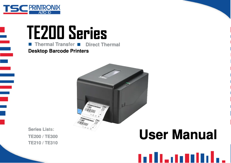 Página nº 1 - Manual de usuario TSC TE210