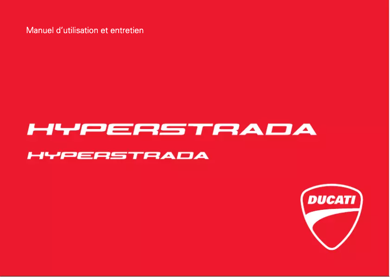 Imagen de la primera página del manual del dispositivo Hyperstrada (2015)