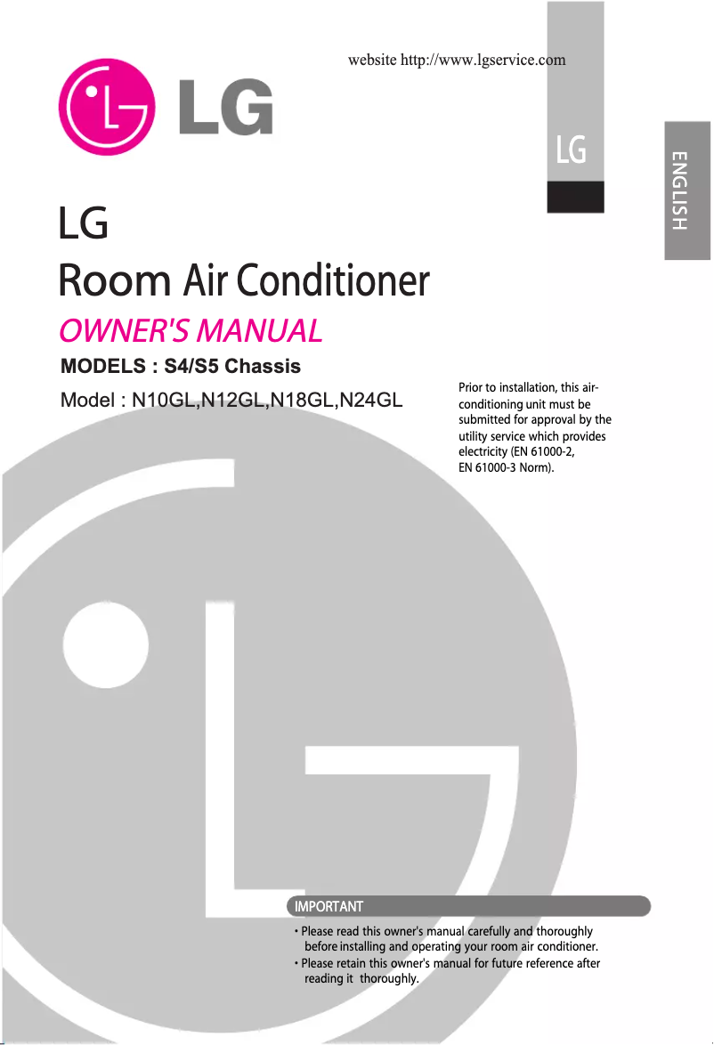 Página 1 del manual Manual de usuario LG HSNC1865F74