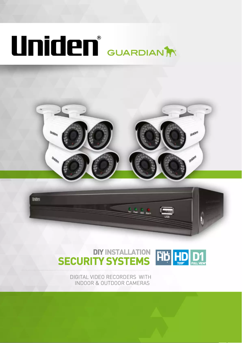 Imagen de la primera página del manual del dispositivo GDVR4222