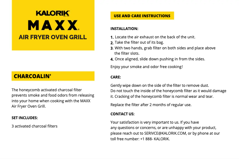 Página 1 del manual Manual de usuario Kalorik MAXX FTR 51141