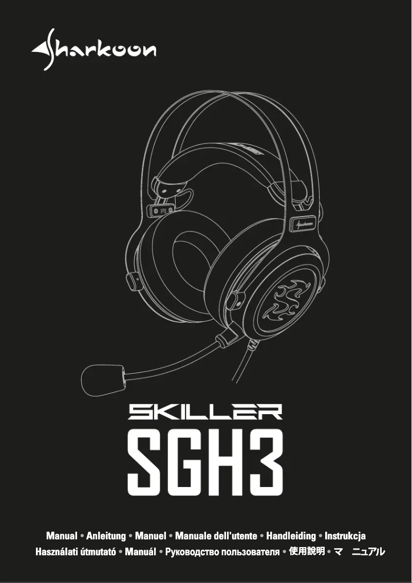 Página 1 del manual Manual de usuario Sharkoon Skiller SGH3