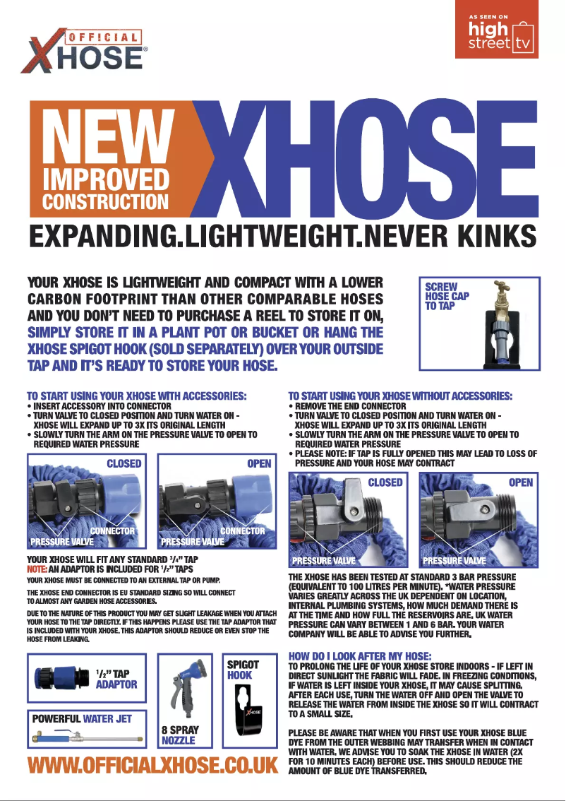 Imagen de la primera página del manual del dispositivo XHP100