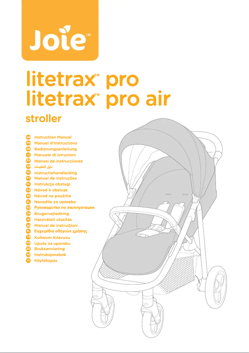 Imagen de la primera página del manual del dispositivo Litetrax Pro