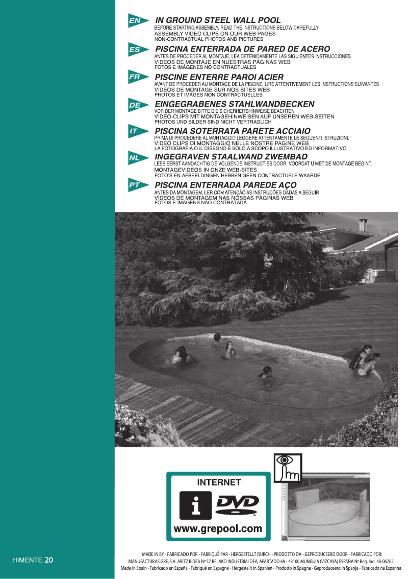 Página 1 del manual Manual de usuario Gre KPE3527