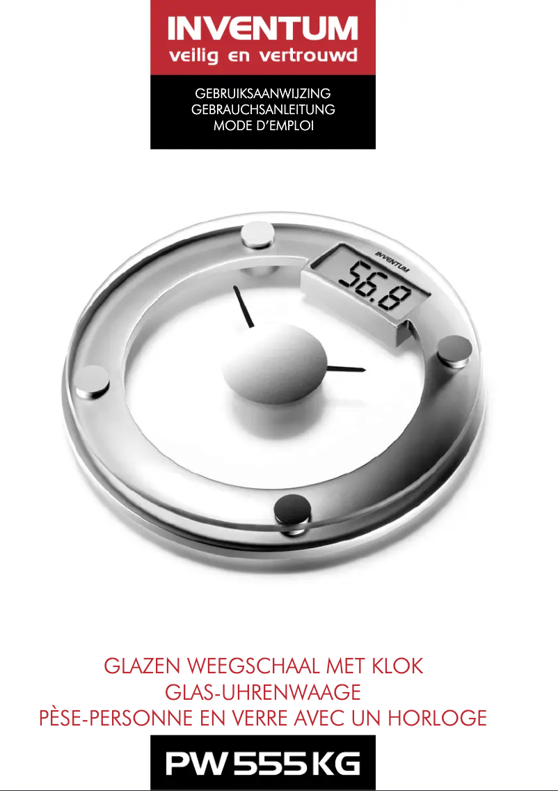 Imagen de la primera página del manual del dispositivo PW555KG